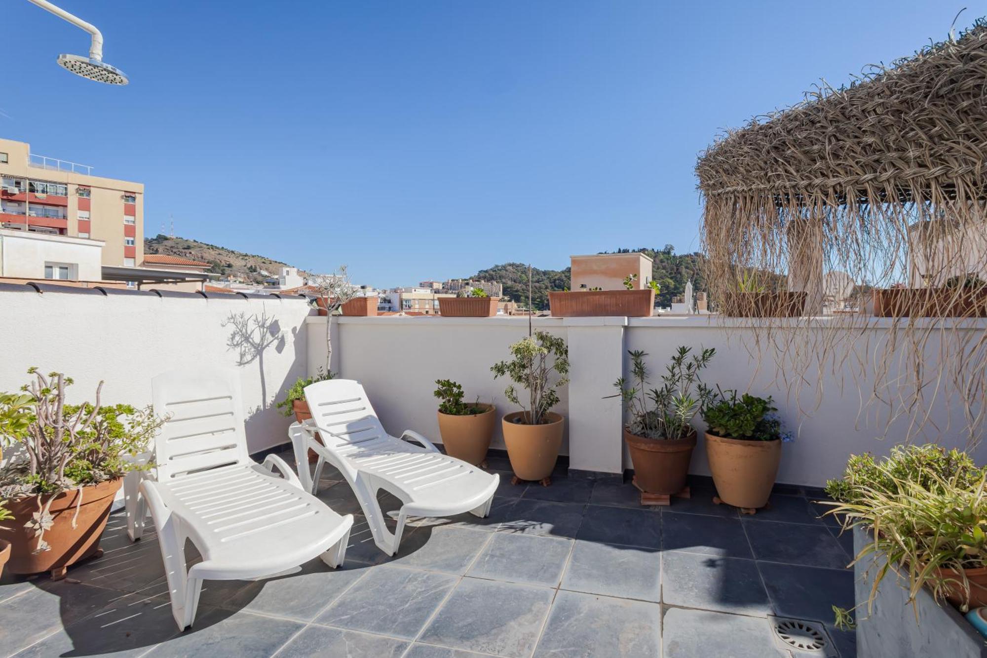 Historic Centre + Rooftop + Parking Málaga Exterior foto
