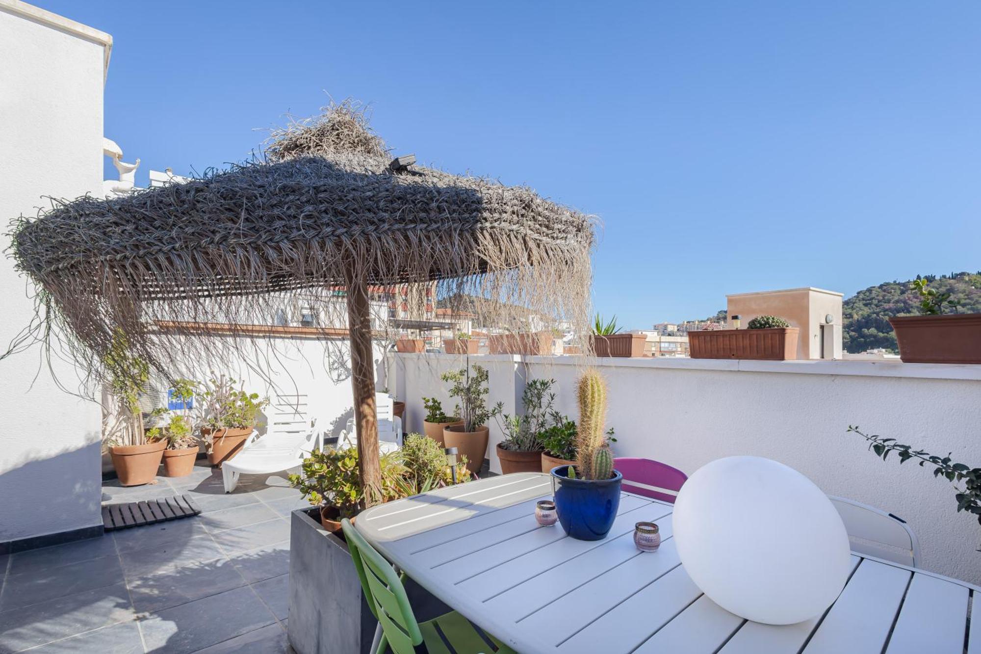 Historic Centre + Rooftop + Parking Málaga Exterior foto